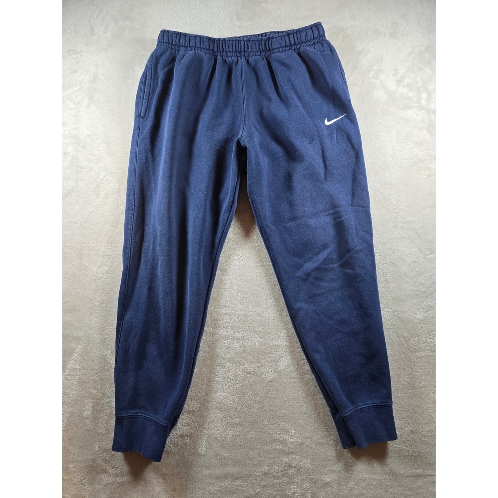 Nike Fleece Training Jogger Sweatpants Mens L Blue Athleisure CJ1616 *Read